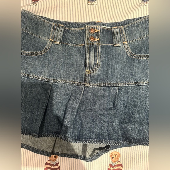 Hollister Blue Low-Rise Skirt - Picture 2 of 6